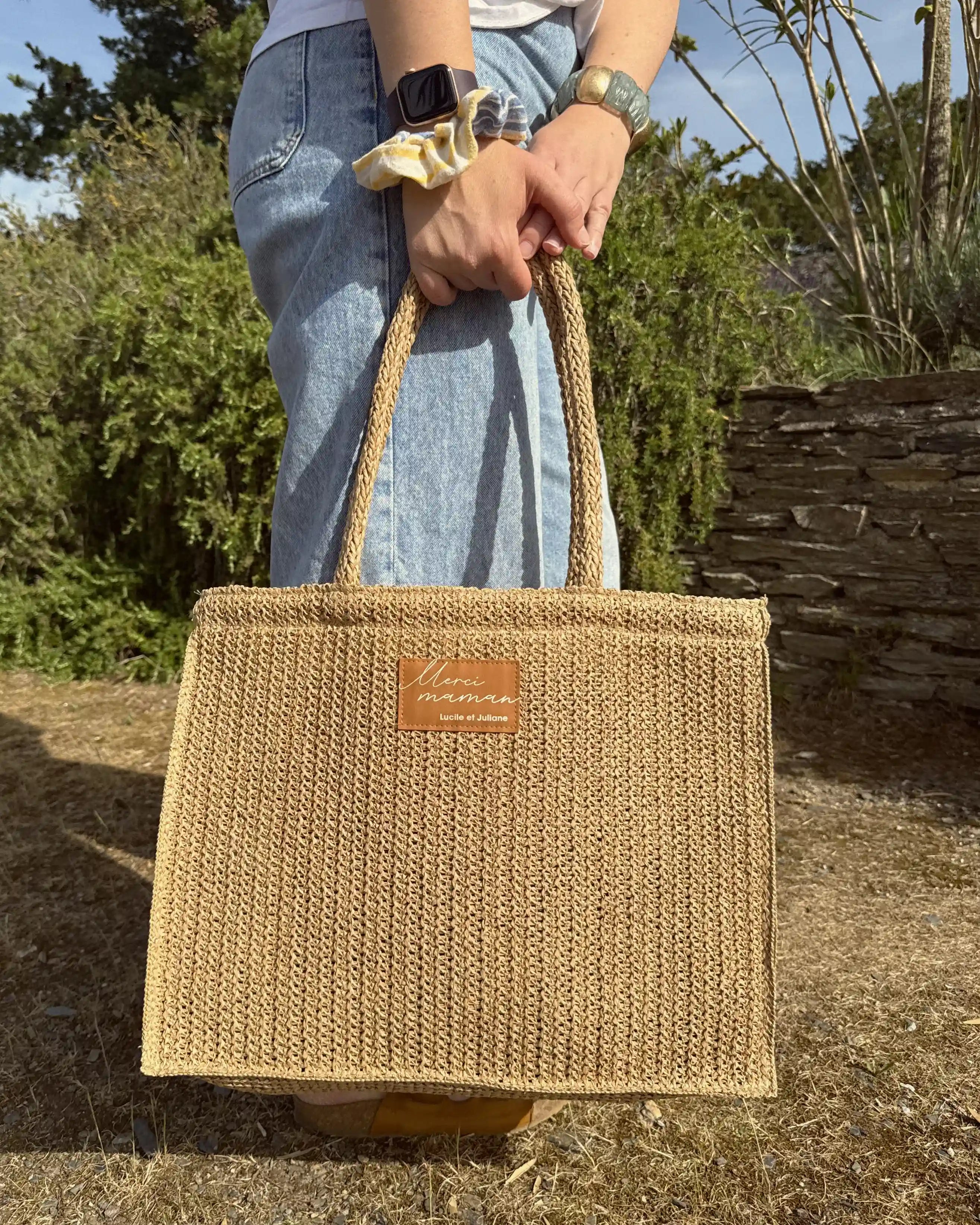 Sac d'été naturel