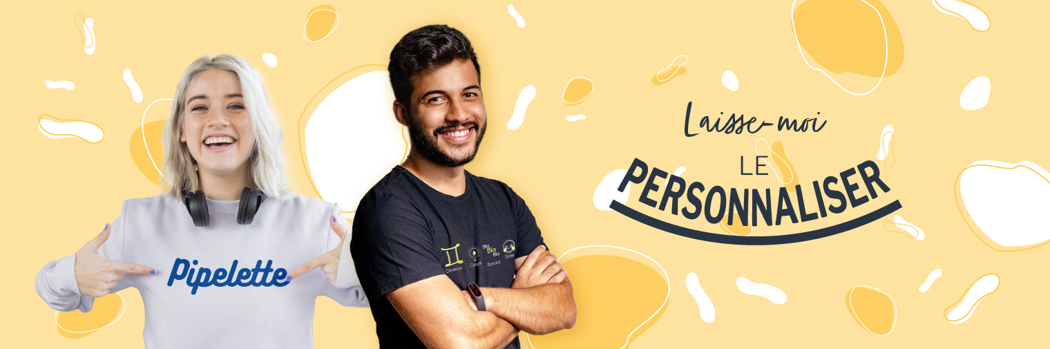 Personnalisation - les doigts dans le nez